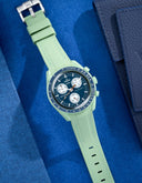 Curved Vertech Rubber Strap - Mint - OM Luxury